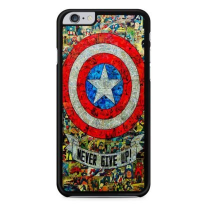 Captain America Never Give Up Comic iPhone 6 / 6S / 6 Plus / 6S Plus Case