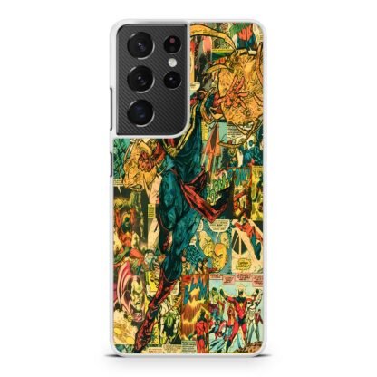 Captain Marvel Comic Samsung Galaxy S21 / S21 Plus / S21 Ultra / S21 FE Case - Image 2