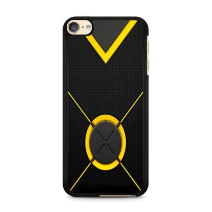 Carbon Yellow X Logo iPod Touch 6 / 7 Case