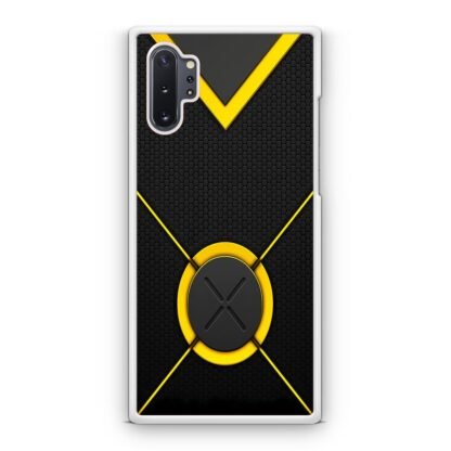 Carbon Yellow X Logo Samsung Galaxy Note 10 / Note 10 Plus Case - Image 2