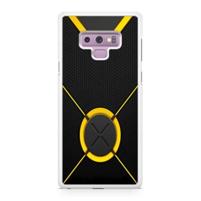 Carbon Yellow X Logo Samsung Galaxy Note 9 Case - Image 2