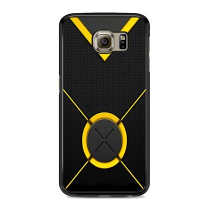 Carbon Yellow X Logo Samsung Galaxy S6 / S6 Edge / S6 Edge Plus Case