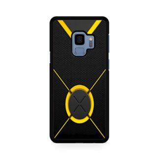 Carbon Yellow X Logo Samsung Galaxy S9 / S9 Plus Case