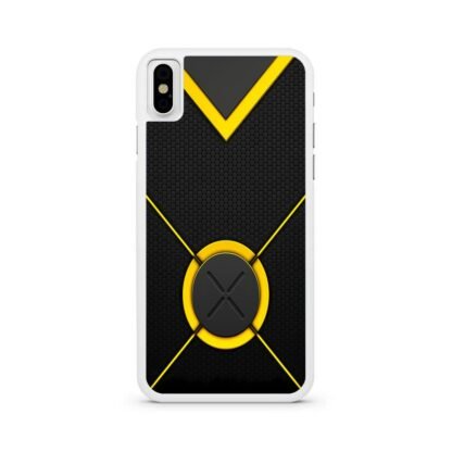 Carbon Yellow X Logo iPhone X / XR / XS / XS Max Case - Image 2