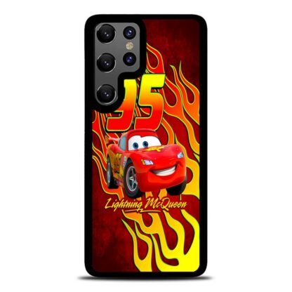 Cars Lightning Mcqueen Flame Samsung Galaxy S25 / S25 Plus / S25 Ultra Case