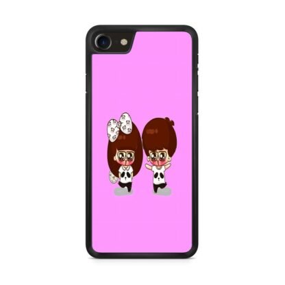 Cartoon Pink Couple iPhone 7 / 8 / SE 2020 / SE 2022 Case