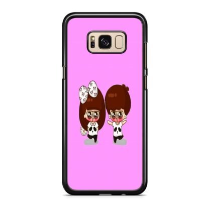 Cartoon Pink Couple Samsung Galaxy S8 / S8 Plus Case