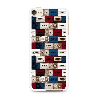 Cassette Retro Classic Collage iPod Touch 6 / 7 Case - Image 2