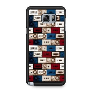Cassette Retro Classic Collage Samsung Galaxy Note 5 Case