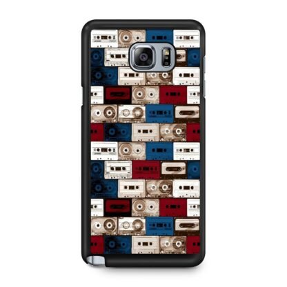 Cassette Retro Classic Collage Samsung Galaxy Note 5 Case
