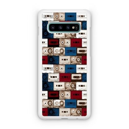 Cassette Retro Classic Collage Samsung Galaxy S10 / S10e / S10 Plus / S10 5G Case - Image 2