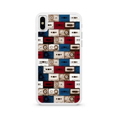 Cassette Retro Classic Collage iPhone X / XR / XS / XS Max Case - Image 2