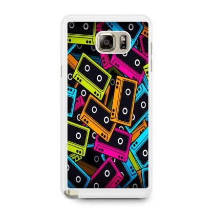 Cassette Tape Multicolor Samsung Galaxy Note 5 Case - Image 2