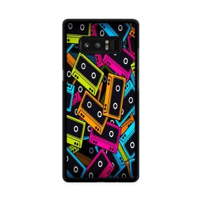 Cassette Tape Multicolor Samsung Galaxy Note 8 Case