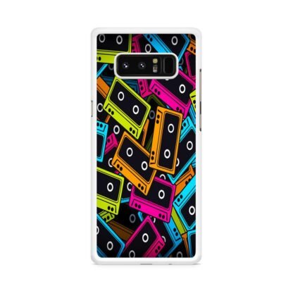 Cassette Tape Multicolor Samsung Galaxy Note 8 Case - Image 2