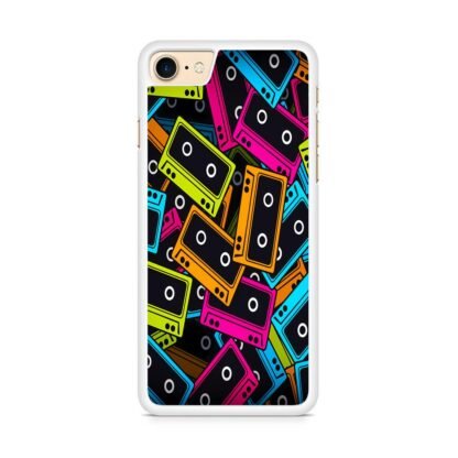 Cassette Tape Multicolor iPhone 7 / 8 / SE 2020 / SE 2022 Case - Image 2