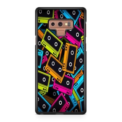 Cassette Tape Multicolor Samsung Galaxy Note 9 Case
