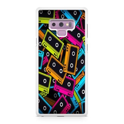 Cassette Tape Multicolor Samsung Galaxy Note 9 Case - Image 2