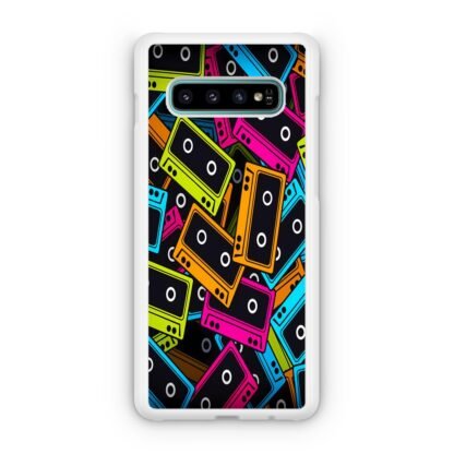Cassette Tape Multicolor Samsung Galaxy S10 / S10e / S10 Plus / S10 5G Case - Image 2