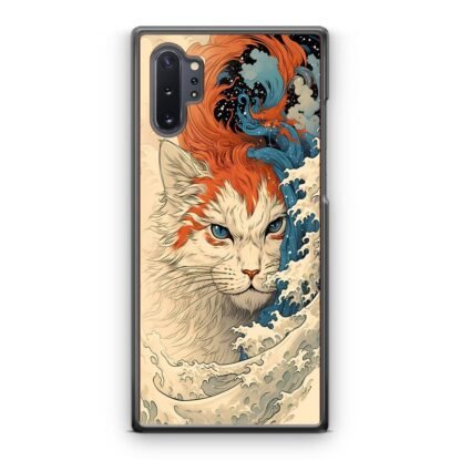 Cat Wave Art Cover Samsung Galaxy Note 10 / Note 10 Plus Case