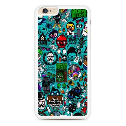 Characters Icons Collage iPhone 6 / 6S / 6 Plus / 6S Plus Case - Image 2