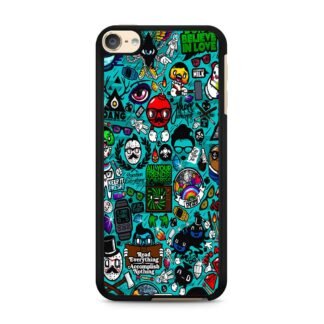 Characters Icons Collage iPod Touch 6 / 7 Case