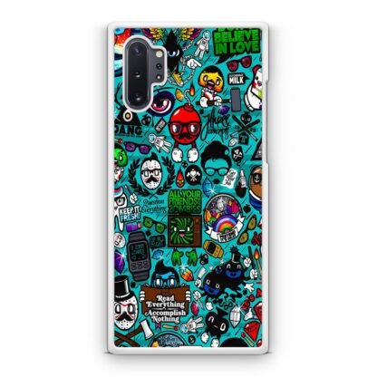 Characters Icons Collage Samsung Galaxy Note 10 / Note 10 Plus Case - Image 2