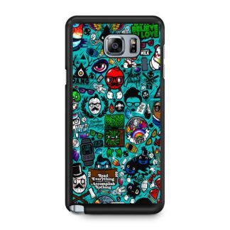 Characters Icons Collage Samsung Galaxy Note 5 Case