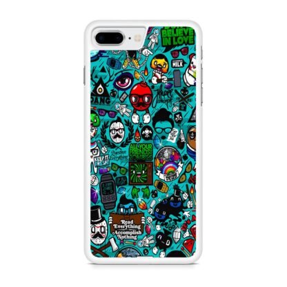 Characters Icons Collage iPhone 7 Plus / 8 Plus Case - Image 2