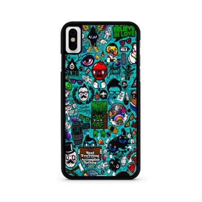 Characters Icons Collage iPhone X / XR / XS / XS Max Case