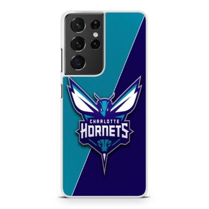 Charlotte Hornets Carbon Logo Samsung Galaxy S21 / S21 Plus / S21 Ultra / S21 FE Case - Image 2