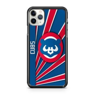 Chicago Cubs MLB Carbon Logo iPhone 12 / 12 Pro / 12 Pro Max / 12 Mini Case