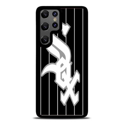 Chicago White Sox Black White Logo Samsung Galaxy S25 / S25 Plus / S25 Ultra Case