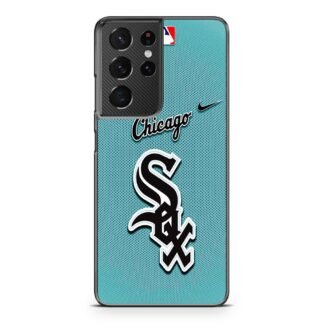 Chicago White Sox Sky Blue Logo Samsung Galaxy S21 / S21 Plus / S21 Ultra / S21 FE Case