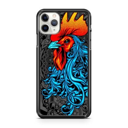 Chicken Rooster Red Blue Art iPhone 12 / 12 Pro / 12 Pro Max / 12 Mini Case