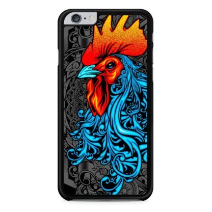 Chicken Rooster Red Blue Art iPhone 6 / 6S / 6 Plus / 6S Plus Case