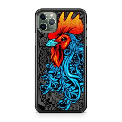 Chicken Rooster Red Blue Art iPhone 15 / 15 Plus / 15 Pro / 15 Pro Max Case