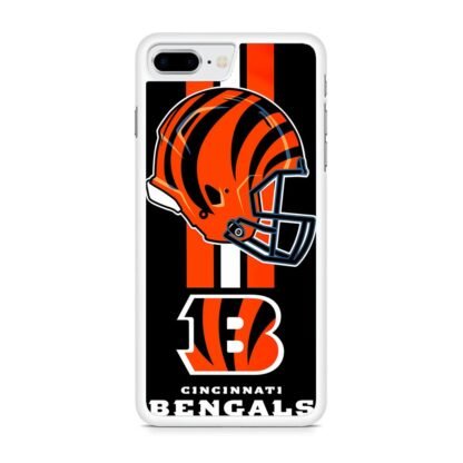 Cincinnati Bengals Helmet NFL Logo iPhone 7 Plus / 8 Plus Case - Image 2