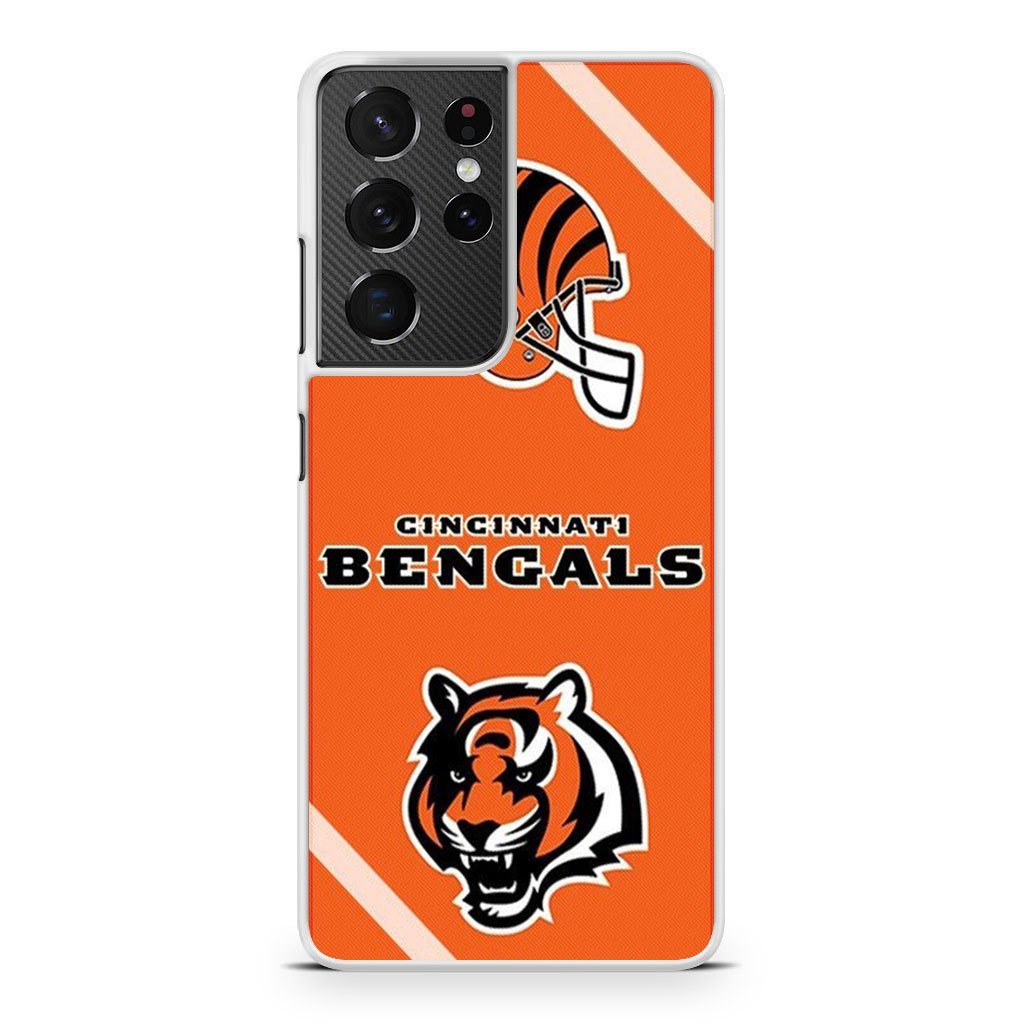 Cincinnati Bengals NFL Logo Samsung Galaxy S21 / S21 Plus / S21 Ultra / S21 FE Case - Image 2