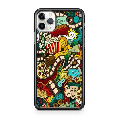 Cinema Movie TV Doodle iPhone 12 / 12 Pro / 12 Pro Max / 12 Mini Case