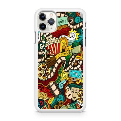 Cinema Movie TV Doodle iPhone 12 / 12 Pro / 12 Pro Max / 12 Mini Case - Image 2