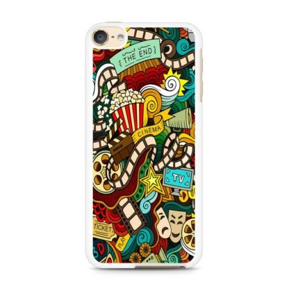 Cinema Movie TV Doodle iPod Touch 6 / 7 Case - Image 2