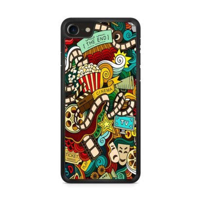 Cinema Movie TV Doodle iPhone 7 / 8 / SE 2020 / SE 2022 Case