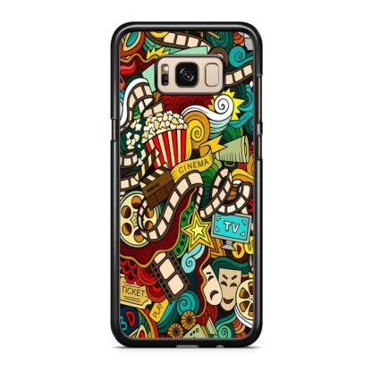 Cinema Movie TV Doodle Samsung Galaxy S8 / S8 Plus Case