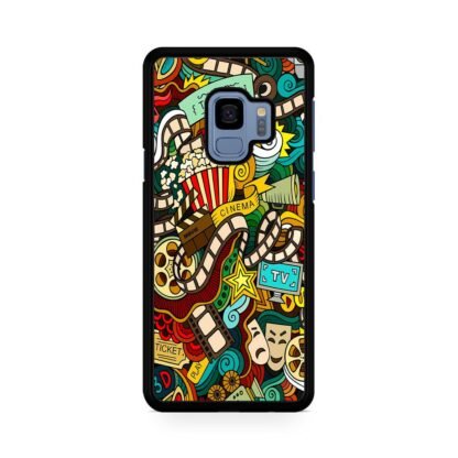 Cinema Movie TV Doodle Samsung Galaxy S9 / S9 Plus Case