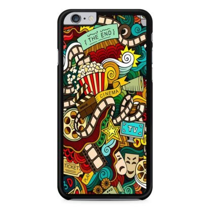 Cinema Movie TV Doodle iPhone 6 / 6S / 6 Plus / 6S Plus Case