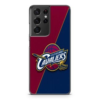 Cleveland Cavaliers Carbon Logo Samsung Galaxy S21 / S21 Plus / S21 Ultra / S21 FE Case