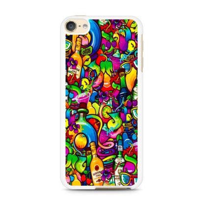 Cocktail Drink Collage iPod Touch 6 / 7 Case - Image 2