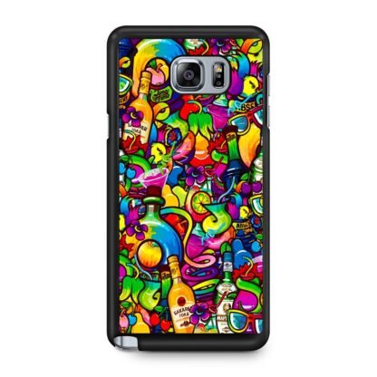 Cocktail Drink Collage Samsung Galaxy Note 5 Case