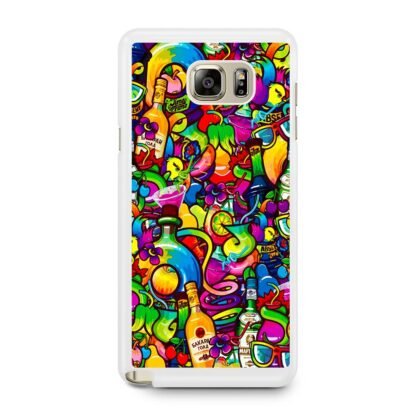 Cocktail Drink Collage Samsung Galaxy Note 5 Case - Image 2